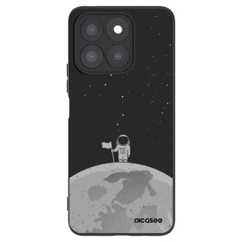 Picasee Μαύρη θήκη σιλικόνης για Honor X8c - Astronaut