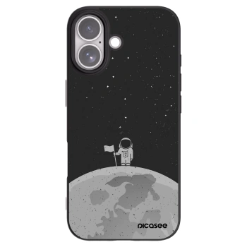 Picasee Μαύρη θήκη σιλικόνης για Apple iPhone 17 - Astronaut