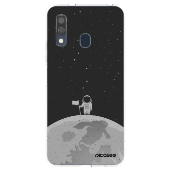 Picasee διαφανής θήκη σιλικόνης Samsung Galaxy A40 A405F - Astronaut
