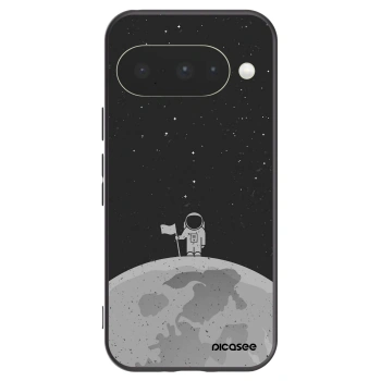 Picasee Μαύρη θήκη σιλικόνης για Google Pixel 10 - Astronaut