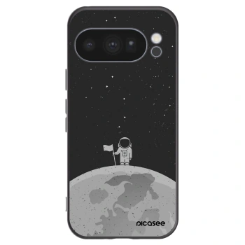 Picasee Μαύρη θήκη σιλικόνης για Google Pixel 10 Pro - Astronaut