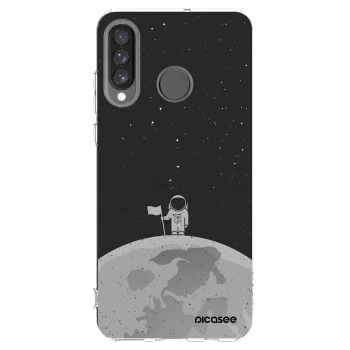 Picasee διαφανής θήκη σιλικόνης Huawei P30 Lite - Astronaut