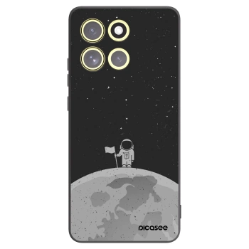 Picasee Μαύρη θήκη σιλικόνης για Motorola Moto G86 Power 5G - Astronaut