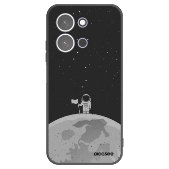Picasee Μαύρη θήκη σιλικόνης για Xiaomi Redmi 15C 5G - Astronaut