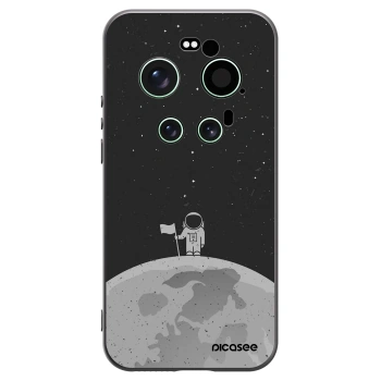Picasee Μαύρη θήκη σιλικόνης για Xiaomi 17 Ultra - Astronaut