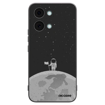 Picasee Μαύρη θήκη σιλικόνης για Xiaomi Poco X8 Pro Max - Astronaut