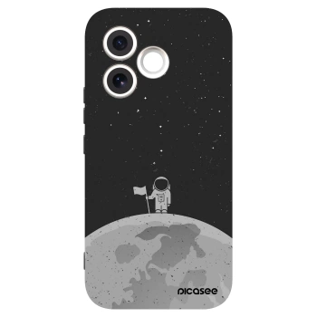 Picasee Μαύρη θήκη σιλικόνης για Honor 600 Lite - Astronaut