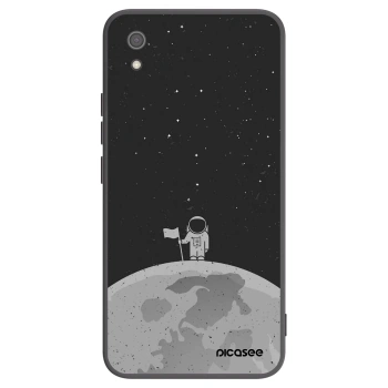 Picasee Μαύρη θήκη σιλικόνης για Xiaomi Redmi 7A - Astronaut