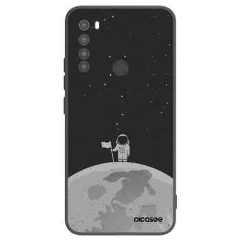 Picasee Μαύρη θήκη σιλικόνης για Xiaomi Redmi Note 8 - Astronaut