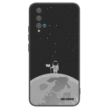 Picasee Μαύρη θήκη σιλικόνης για Huawei Nova 5T - Astronaut