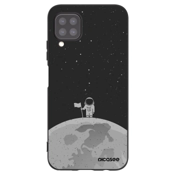 Picasee Μαύρη θήκη σιλικόνης για Huawei P40 Lite - Astronaut