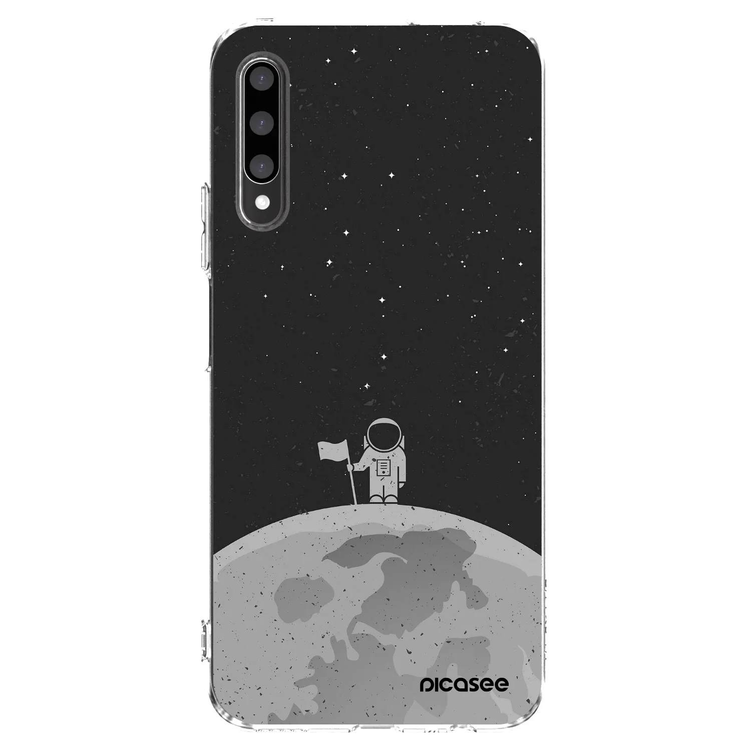 Picasee διαφανής θήκη σιλικόνης Honor 9X Pro - Astronaut