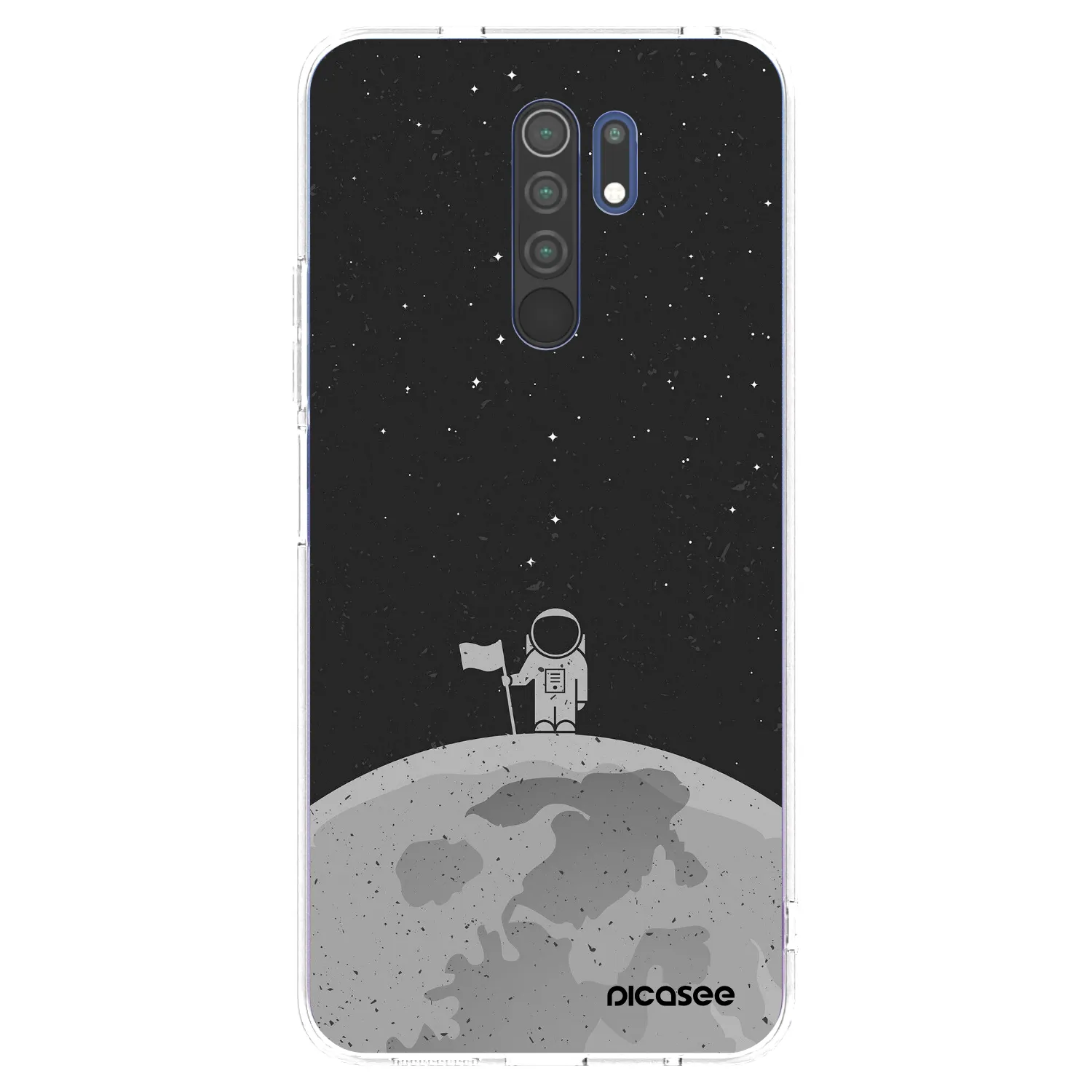 Picasee διαφανής θήκη σιλικόνης Xiaomi Redmi 9 - Astronaut
