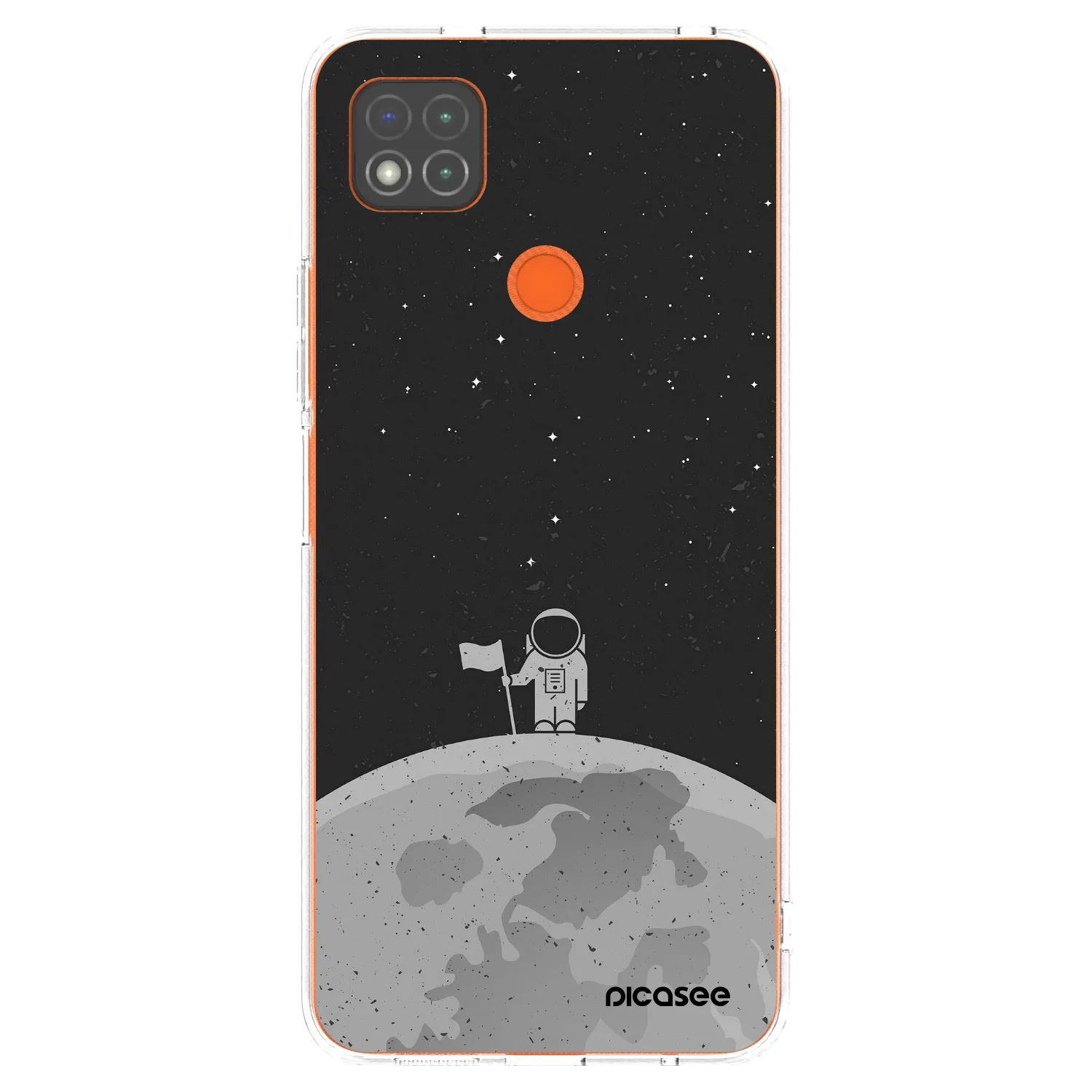 Picasee διαφανής θήκη σιλικόνης Xiaomi Redmi 9C - Astronaut