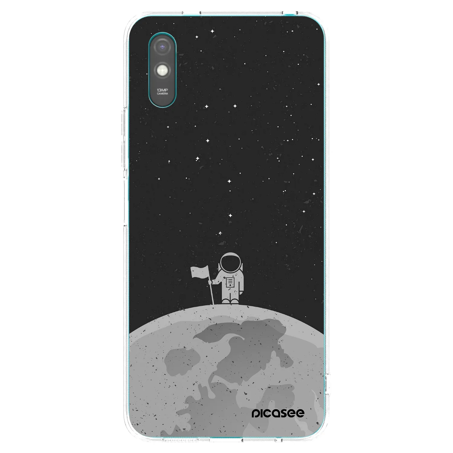 Picasee διαφανής θήκη σιλικόνης Xiaomi Redmi 9AT - Astronaut