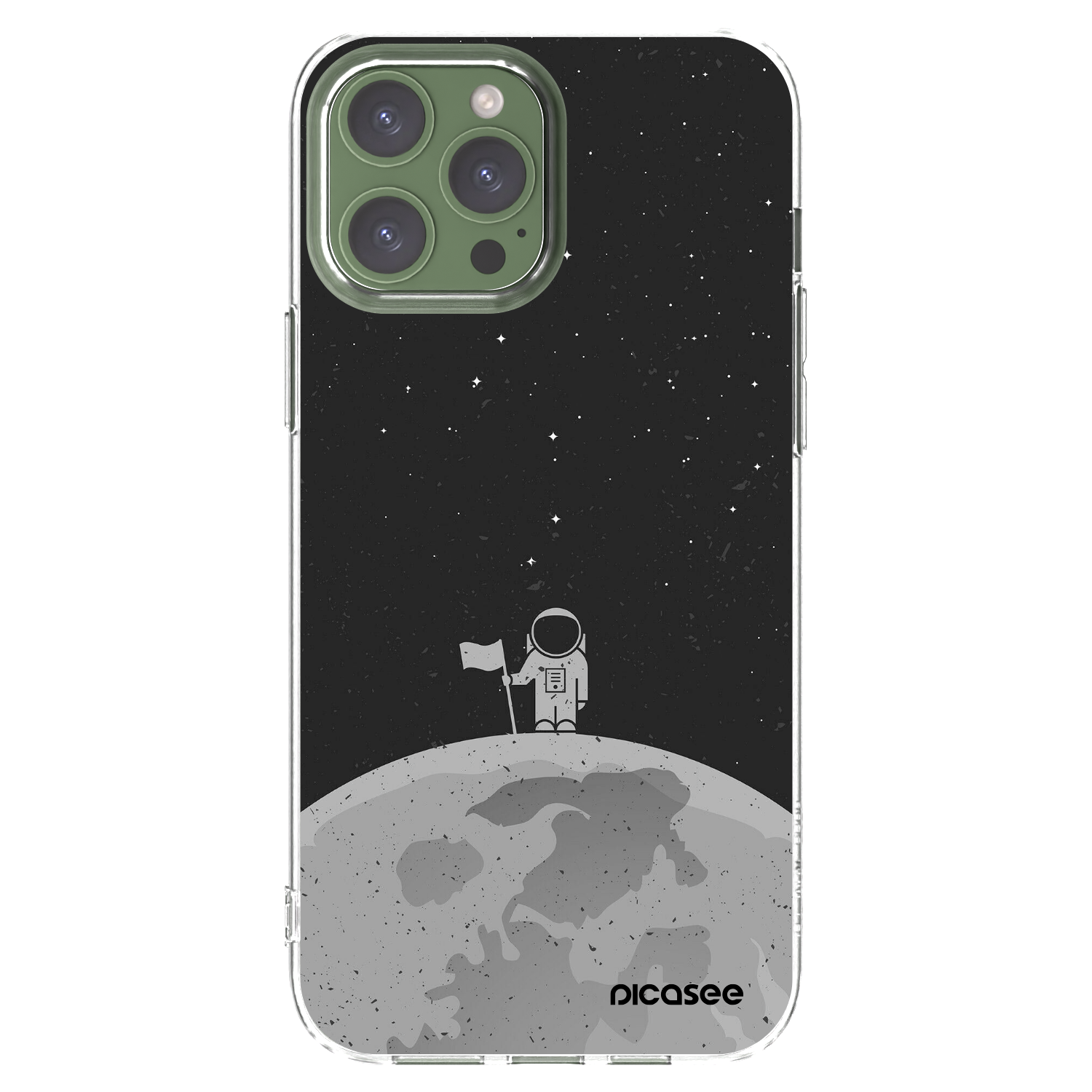 Picasee διαφανής θήκη σιλικόνης Apple iPhone 13 Pro Max - Astronaut