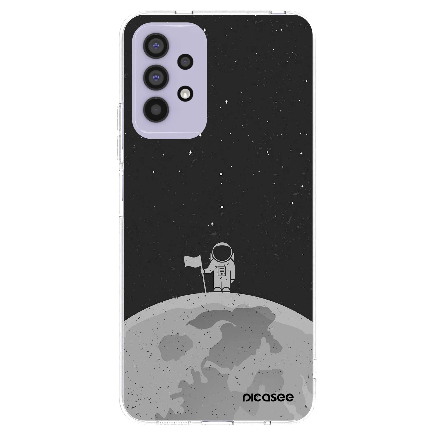 Picasee διαφανής θήκη σιλικόνης Samsung Galaxy A32 4G SM-A325F - Astronaut
