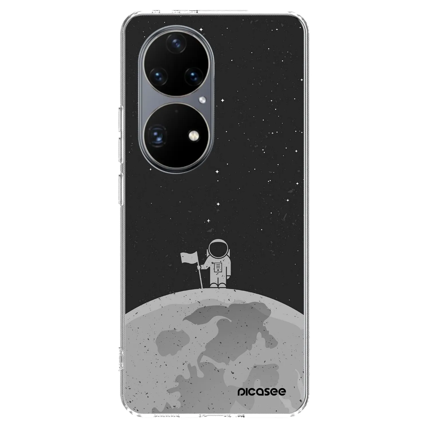 Picasee διαφανής θήκη σιλικόνης Huawei P50 - Astronaut