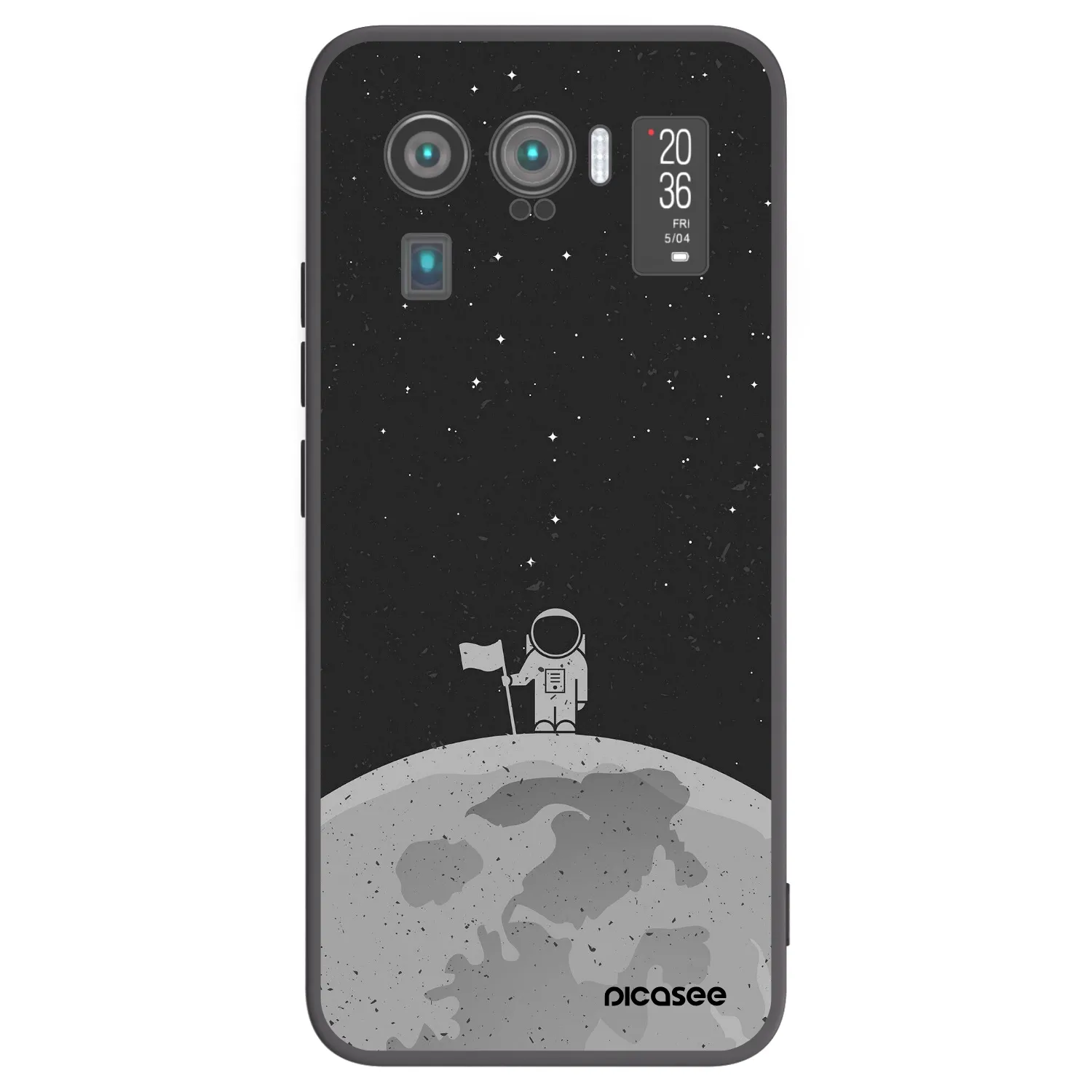Picasee Μαύρη θήκη σιλικόνης για Xiaomi Mi 11 Ultra - Astronaut