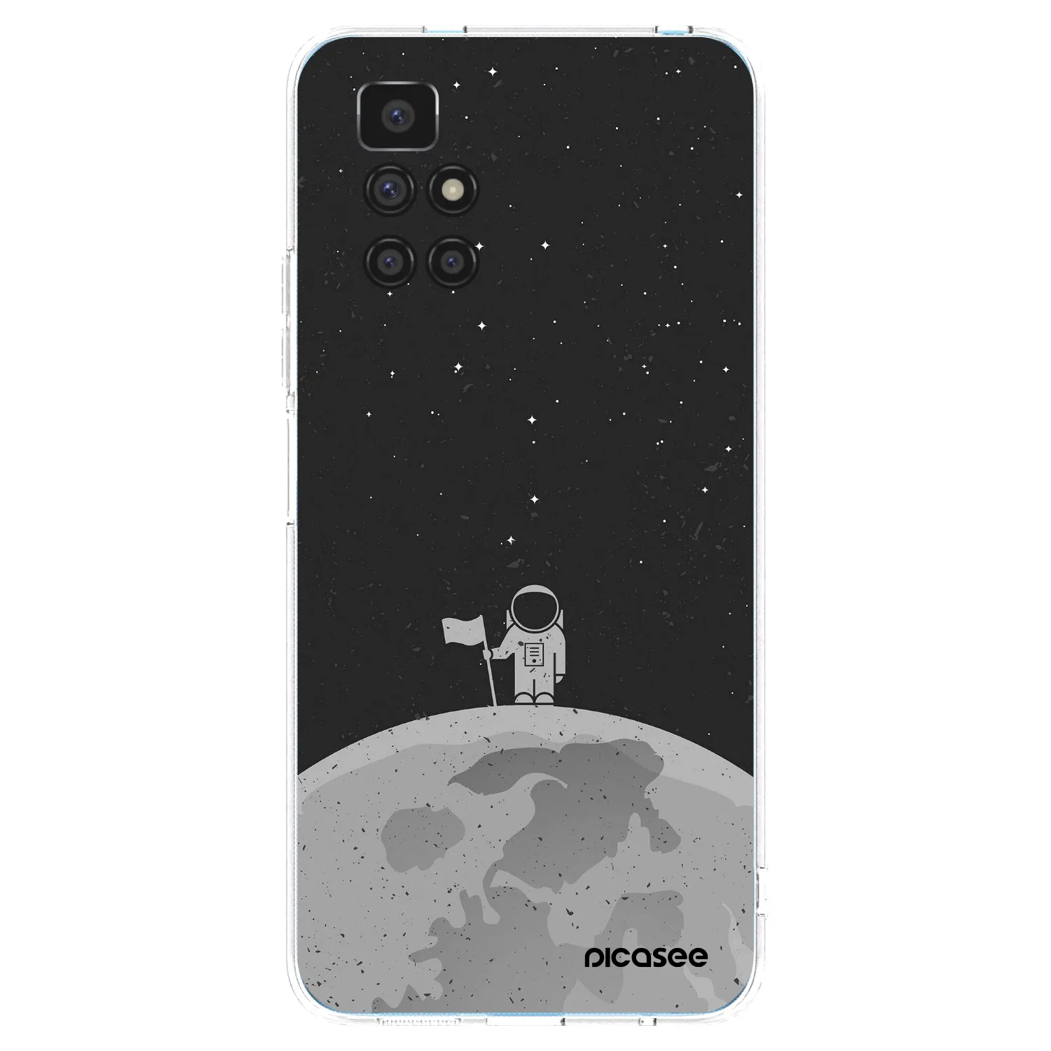 Picasee διαφανής θήκη σιλικόνης Xiaomi Redmi 10 - Astronaut
