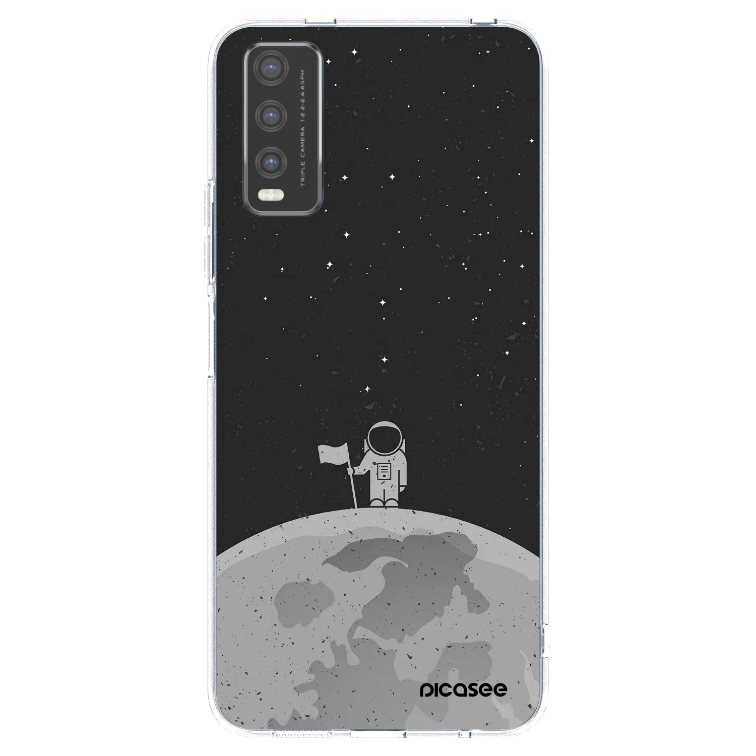 Picasee διαφανής θήκη σιλικόνης Vivo Y20s - Astronaut