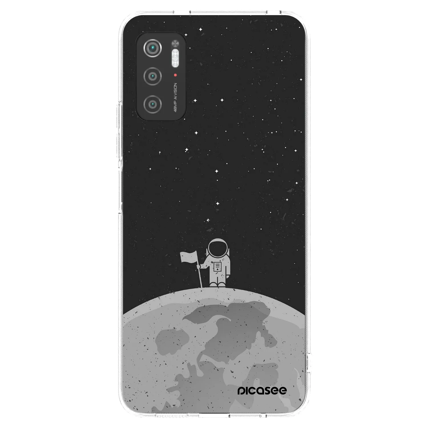 Picasee διαφανής θήκη σιλικόνης Xiaomi Poco M3 Pro 5G - Astronaut