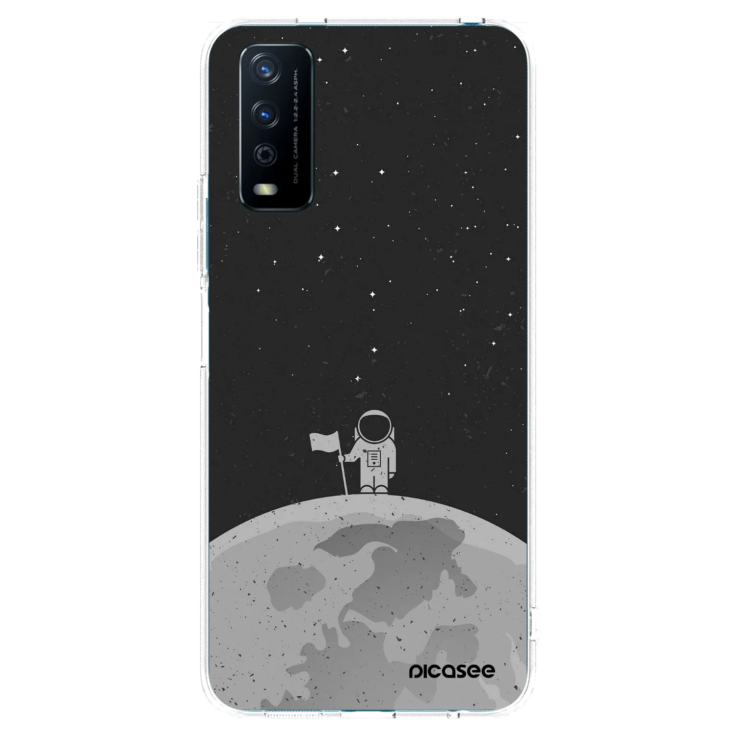 Picasee διαφανής θήκη σιλικόνης Vivo Y11s - Astronaut