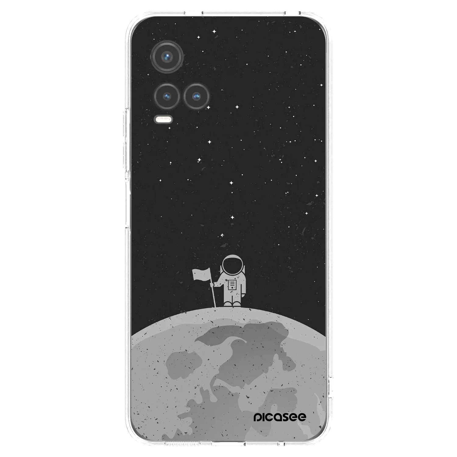 Picasee διαφανής θήκη σιλικόνης Vivo Y33s - Astronaut