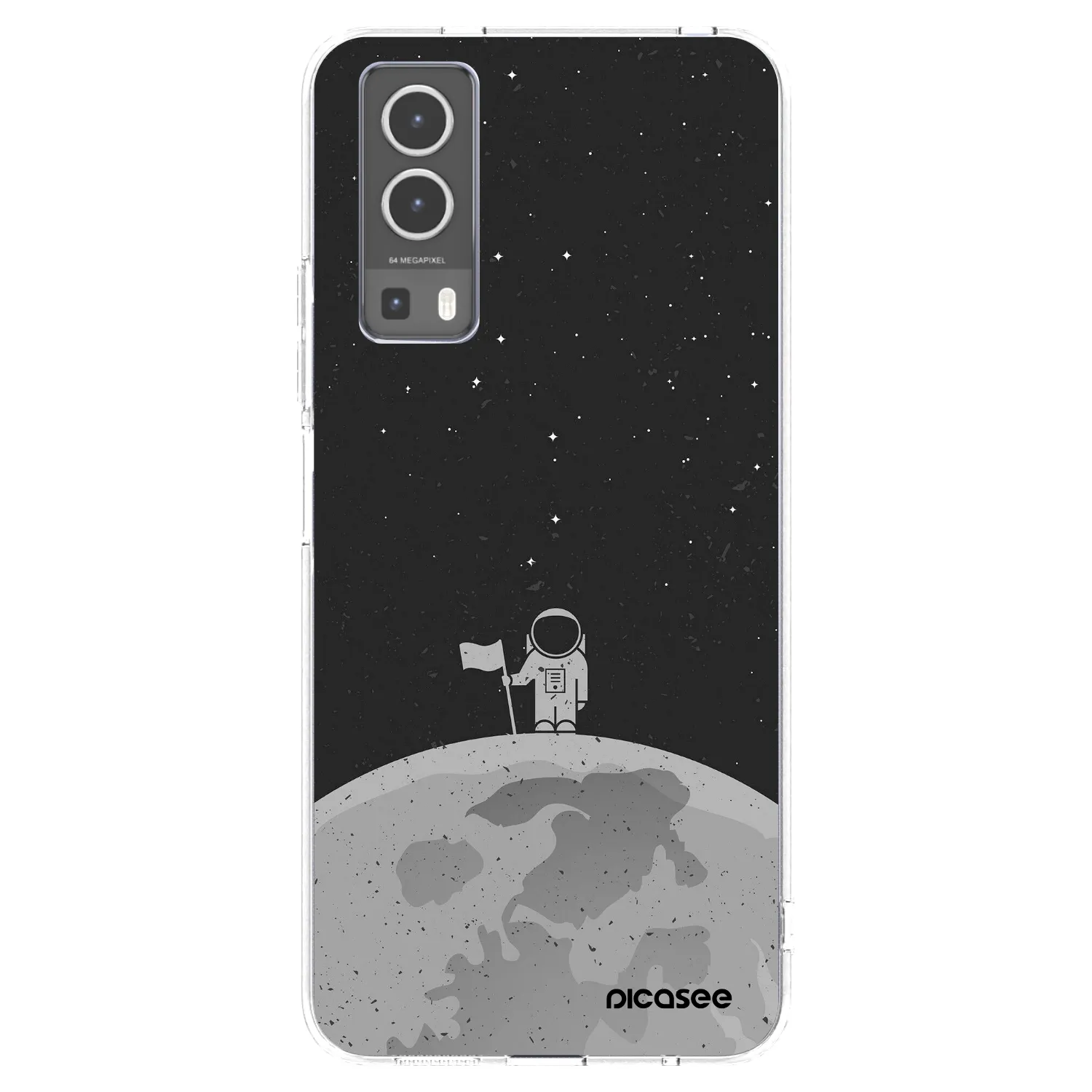 Picasee διαφανής θήκη σιλικόνης Vivo Y72 5G - Astronaut