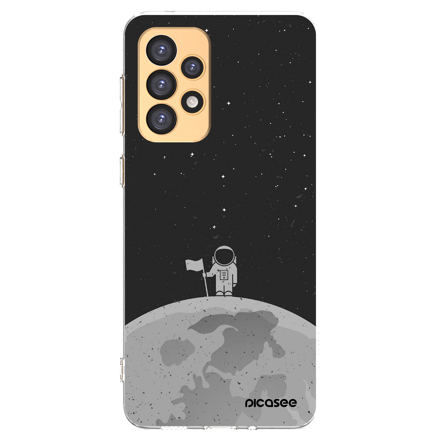 Picasee διαφανής θήκη σιλικόνης Samsung Galaxy A33 5G A336 - Astronaut