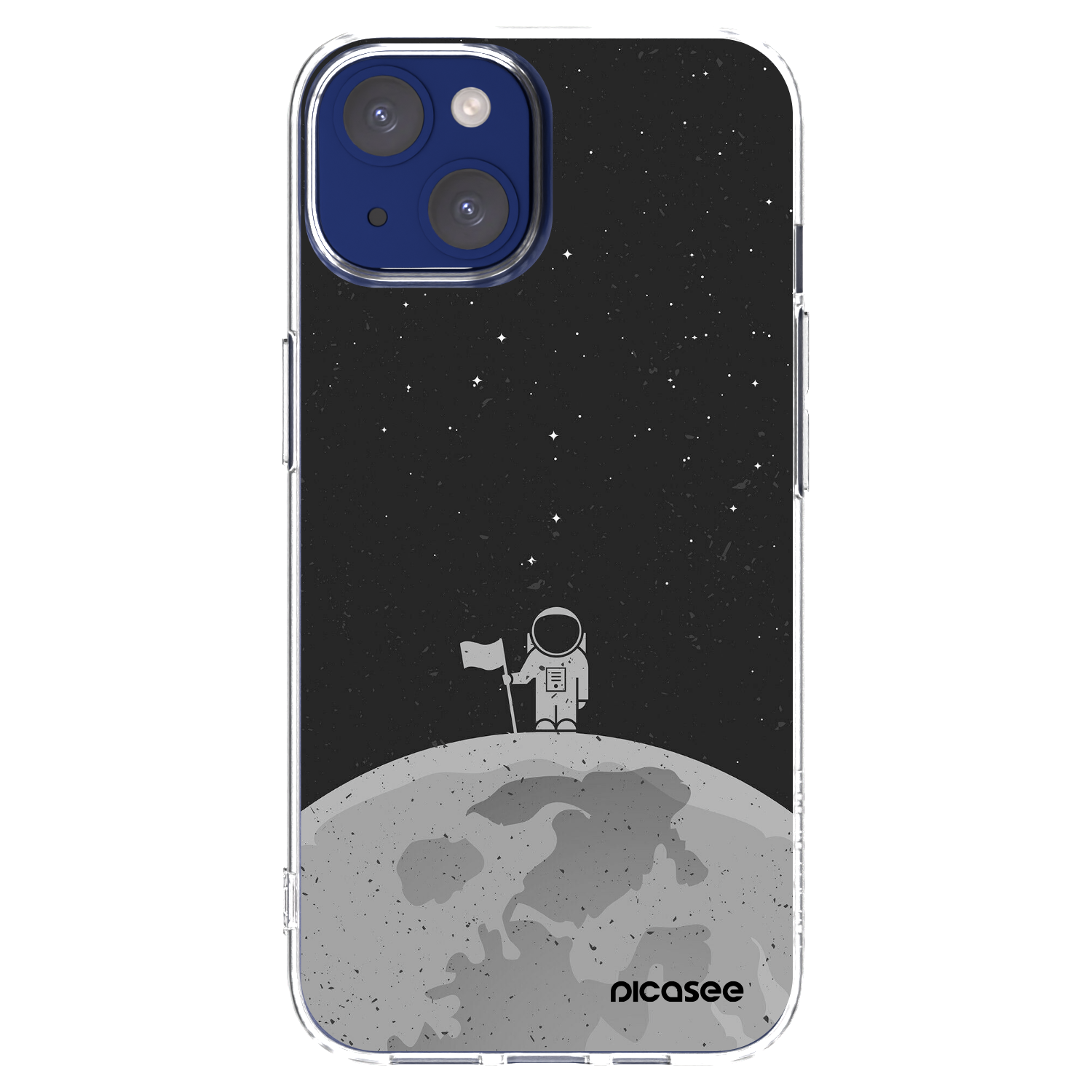 Picasee διαφανής θήκη σιλικόνης Apple iPhone 14 - Astronaut