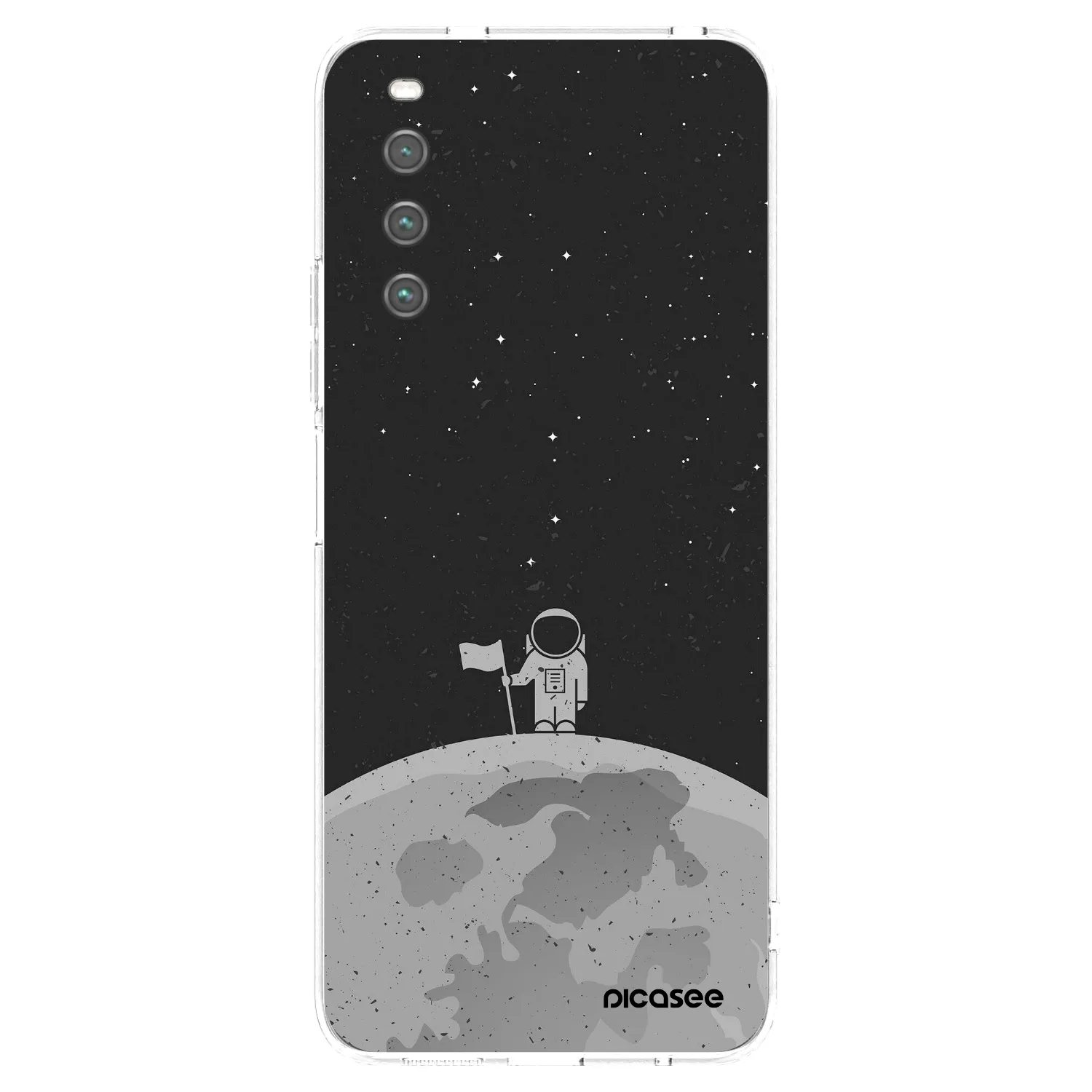 Picasee διαφανής θήκη σιλικόνης Sony Xperia 10 IV 5G - Astronaut
