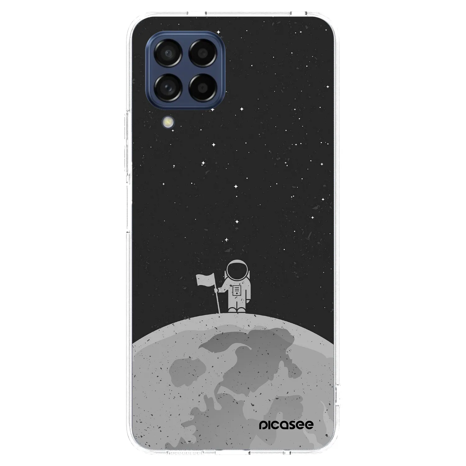 Picasee διαφανής θήκη σιλικόνης Samsung Galaxy M53 5G - Astronaut