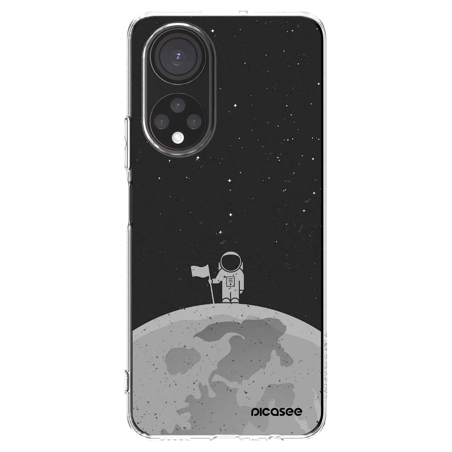 Picasee διαφανής θήκη σιλικόνης Honor X7 - Astronaut