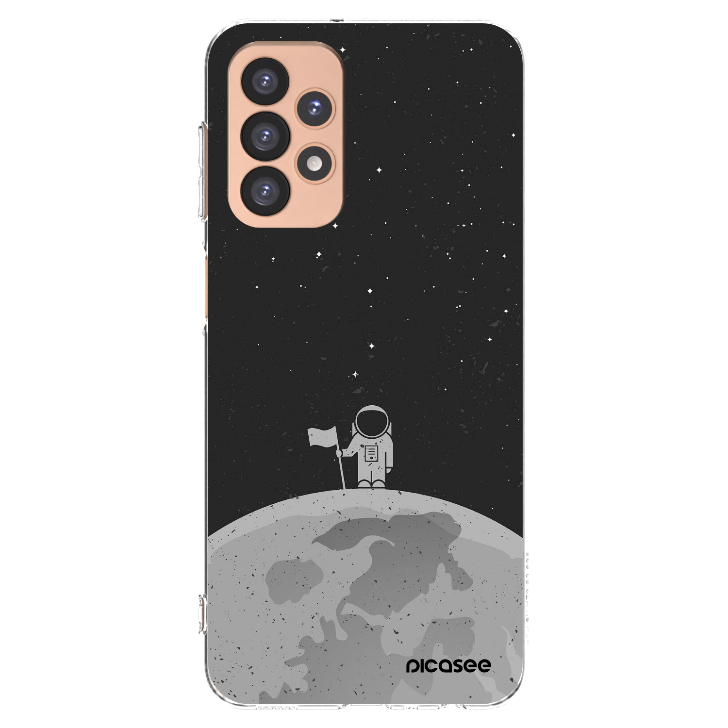 Picasee διαφανής θήκη σιλικόνης Samsung Galaxy A23 A236B 5G - Astronaut