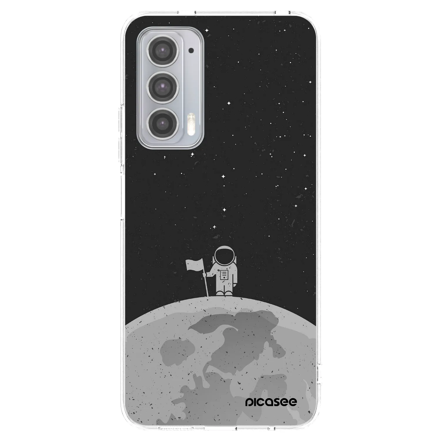 Picasee διαφανής θήκη σιλικόνης Motorola Edge 20 - Astronaut