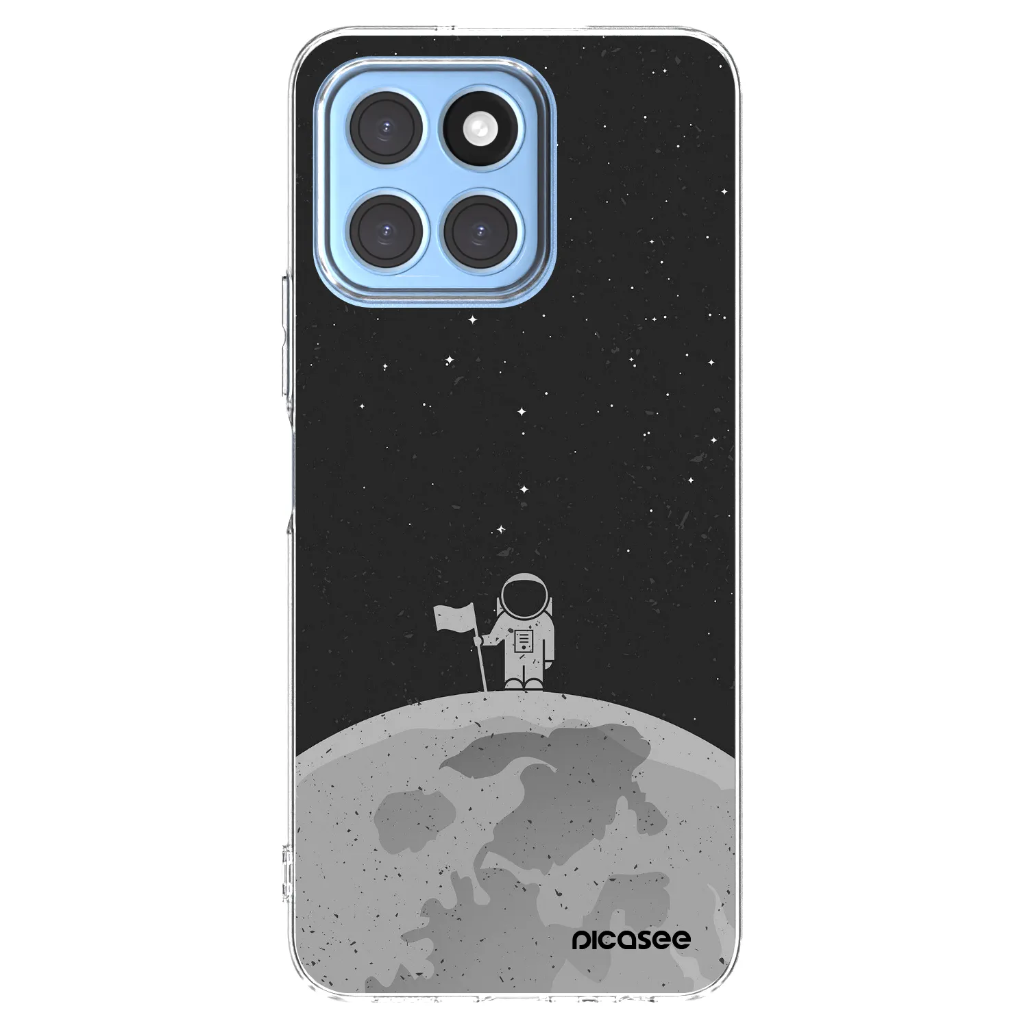 Picasee διαφανής θήκη σιλικόνης Honor X8 5G - Astronaut