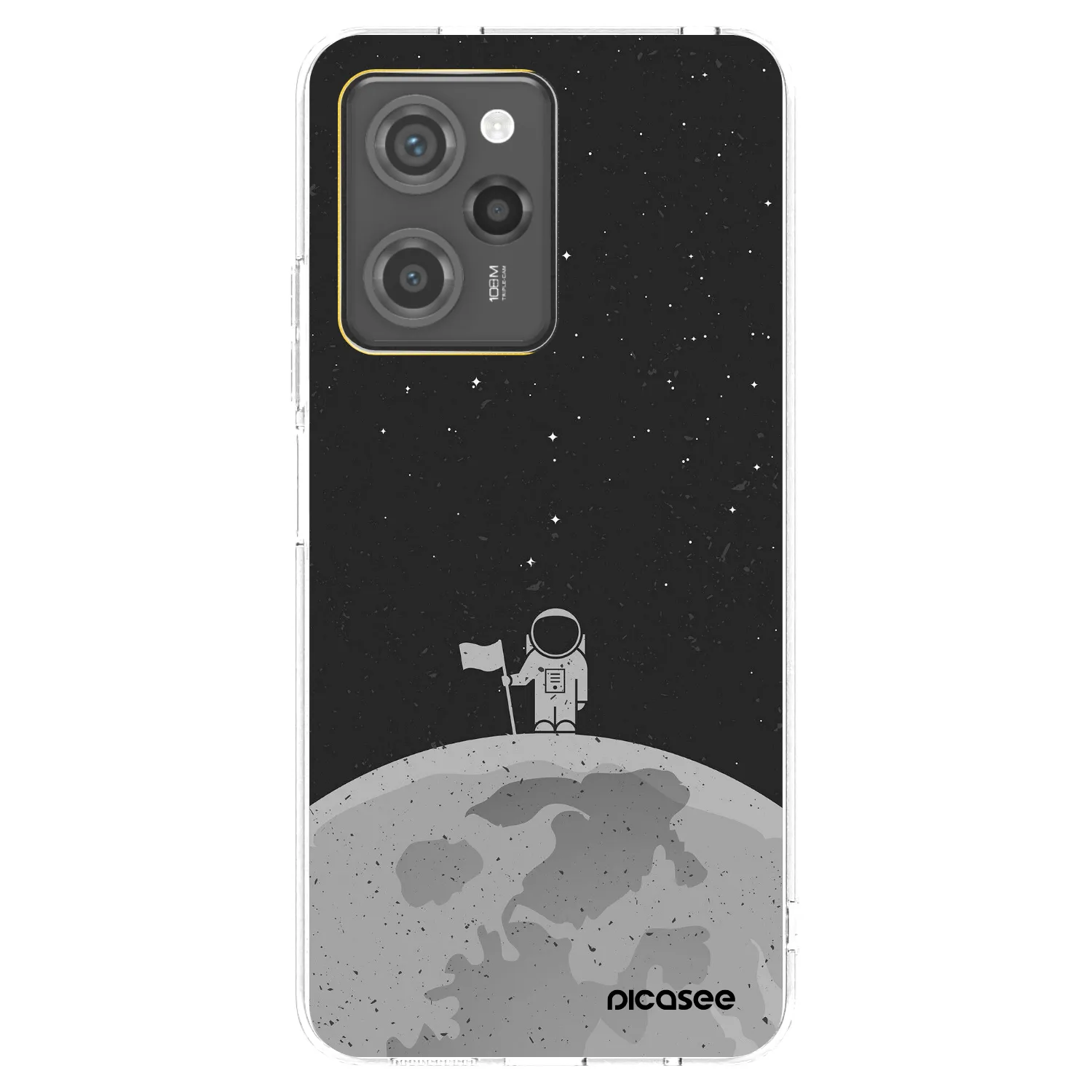 Picasee διαφανής θήκη σιλικόνης Xiaomi Poco X5 Pro - Astronaut