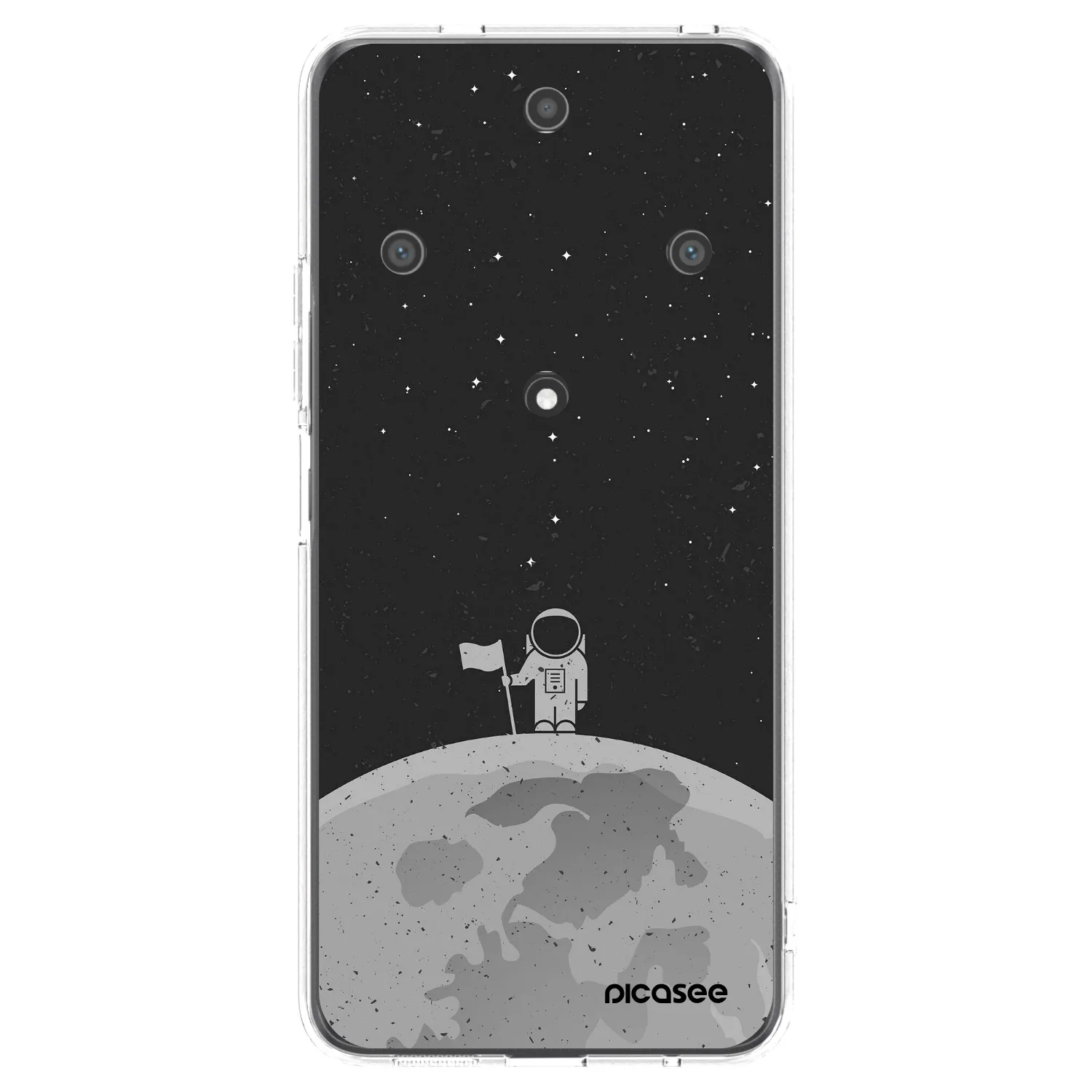 Picasee διαφανής θήκη σιλικόνης Honor Magic5 Lite 5G - Astronaut