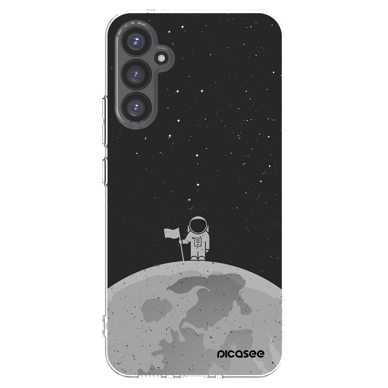 Picasee διαφανής θήκη σιλικόνης Samsung Galaxy A34 5G A346B - Astronaut