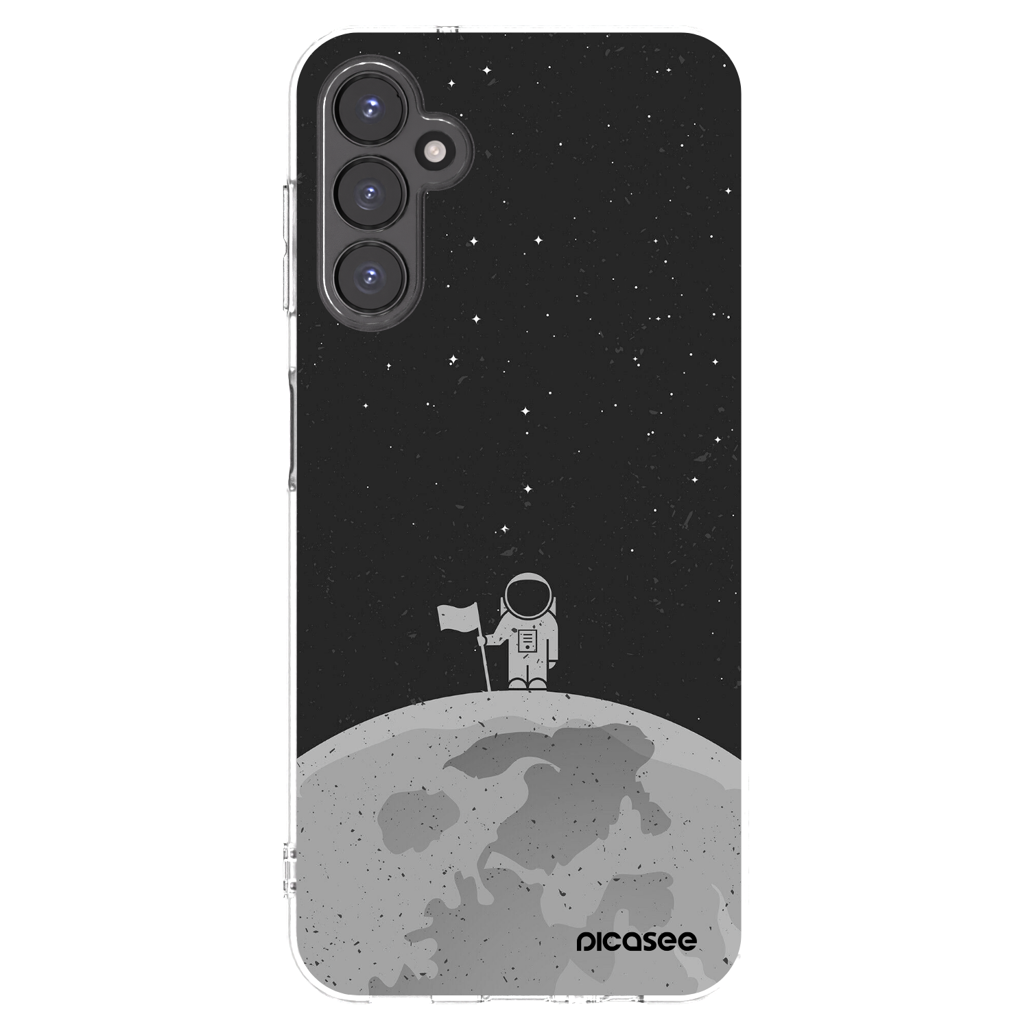 Picasee διαφανής θήκη σιλικόνης Samsung Galaxy A14 5G A146P - Astronaut