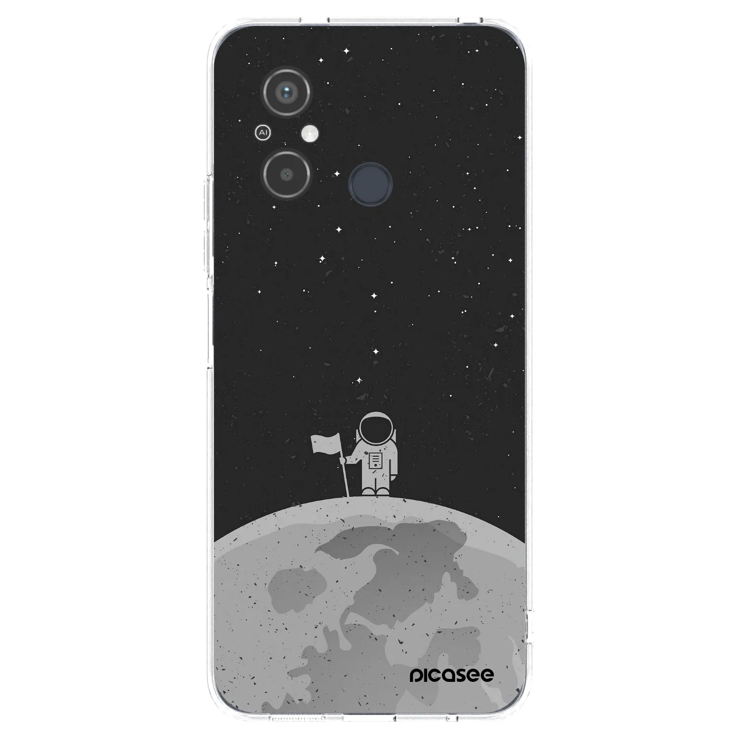 Picasee διαφανής θήκη σιλικόνης Xiaomi Redmi 12C - Astronaut