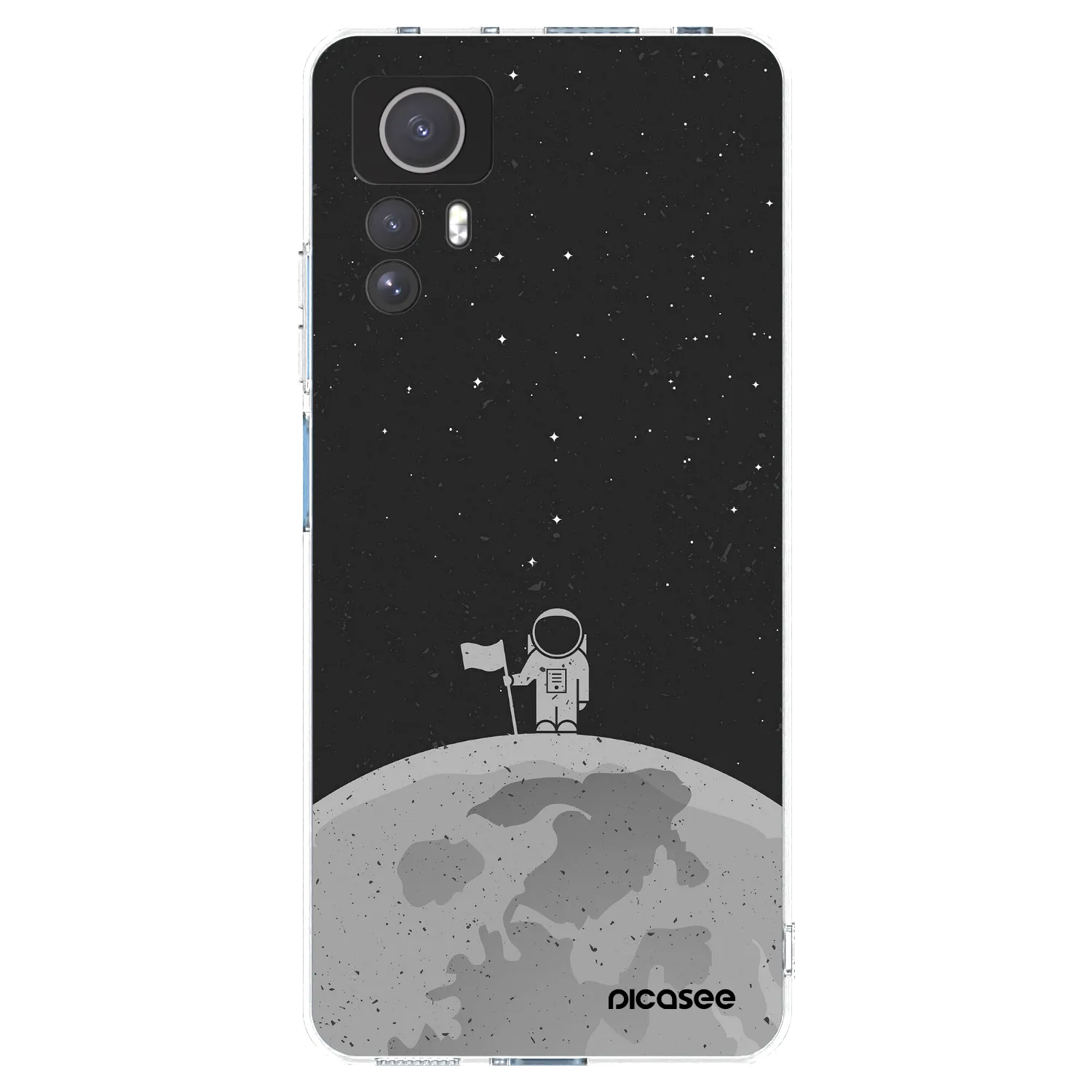 Picasee διαφανής θήκη σιλικόνης Xiaomi Redmi Note 12S - Astronaut