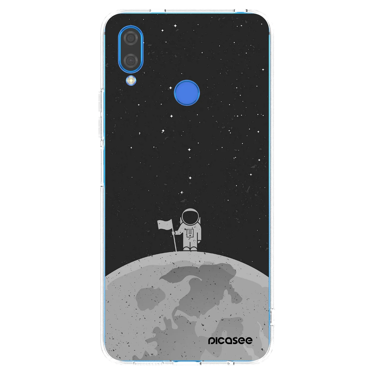Picasee διαφανής θήκη σιλικόνης Huawei Nova 3 - Astronaut