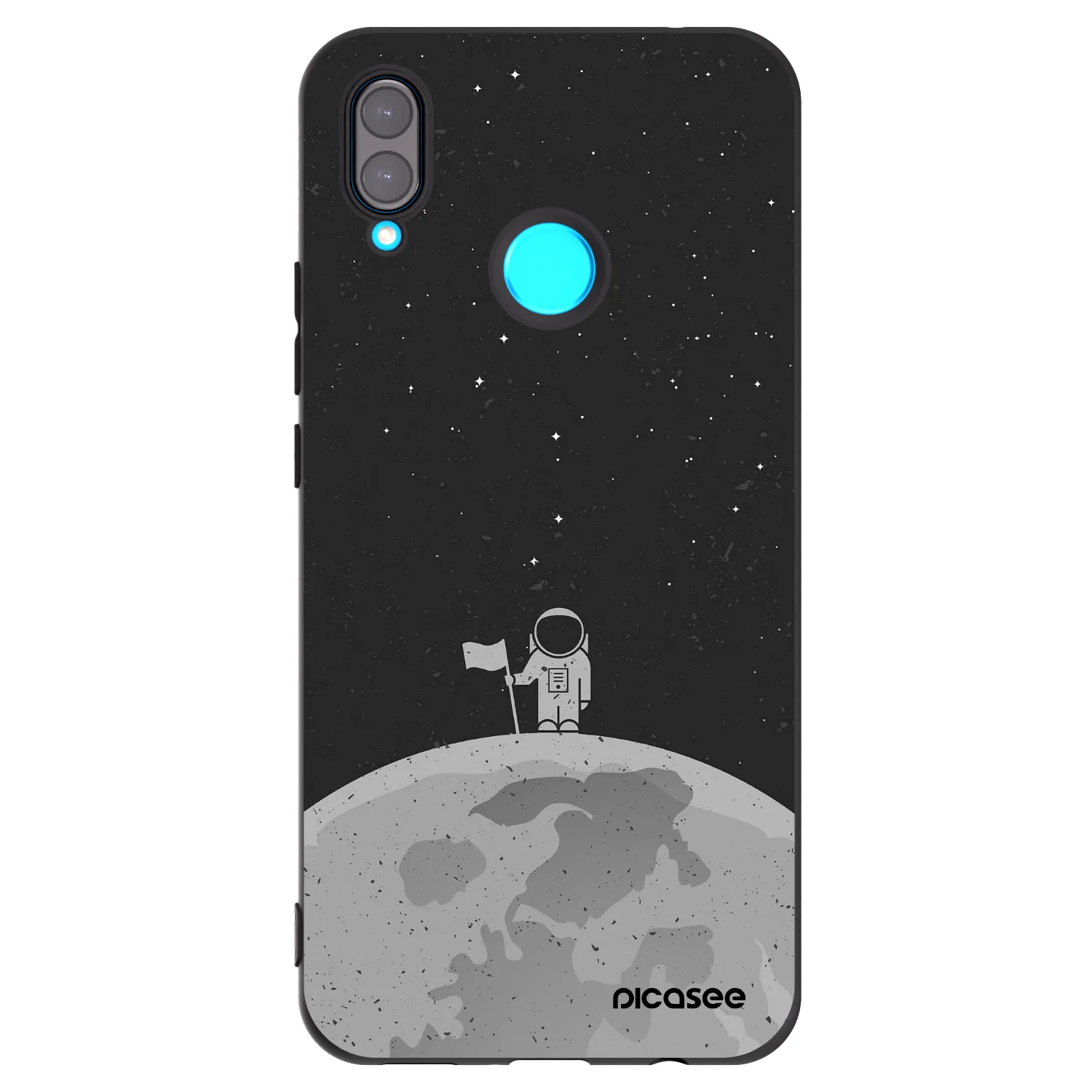 Picasee Μαύρη θήκη σιλικόνης για Huawei Nova 3i - Astronaut