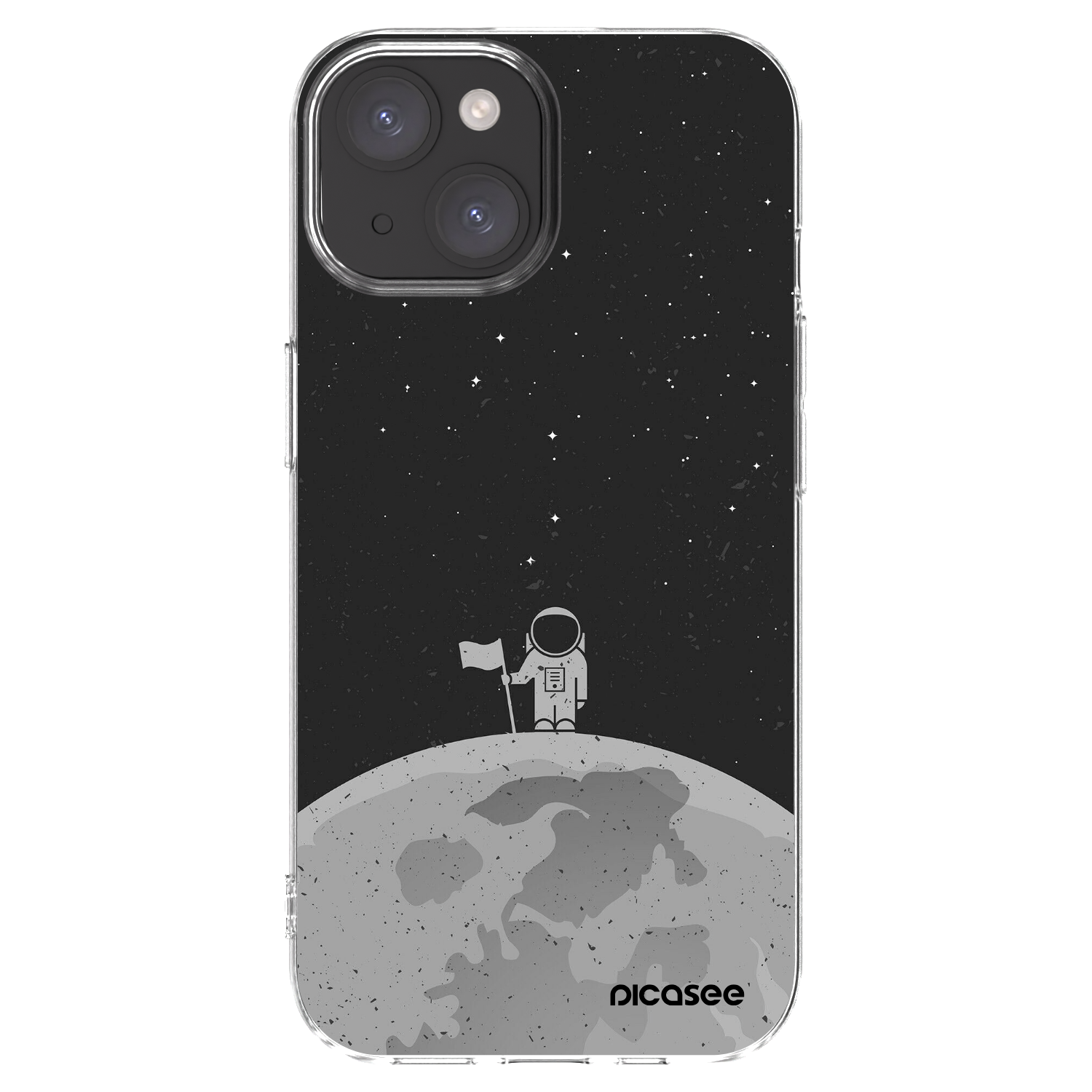 Picasee διαφανής θήκη σιλικόνης Apple iPhone 15 - Astronaut
