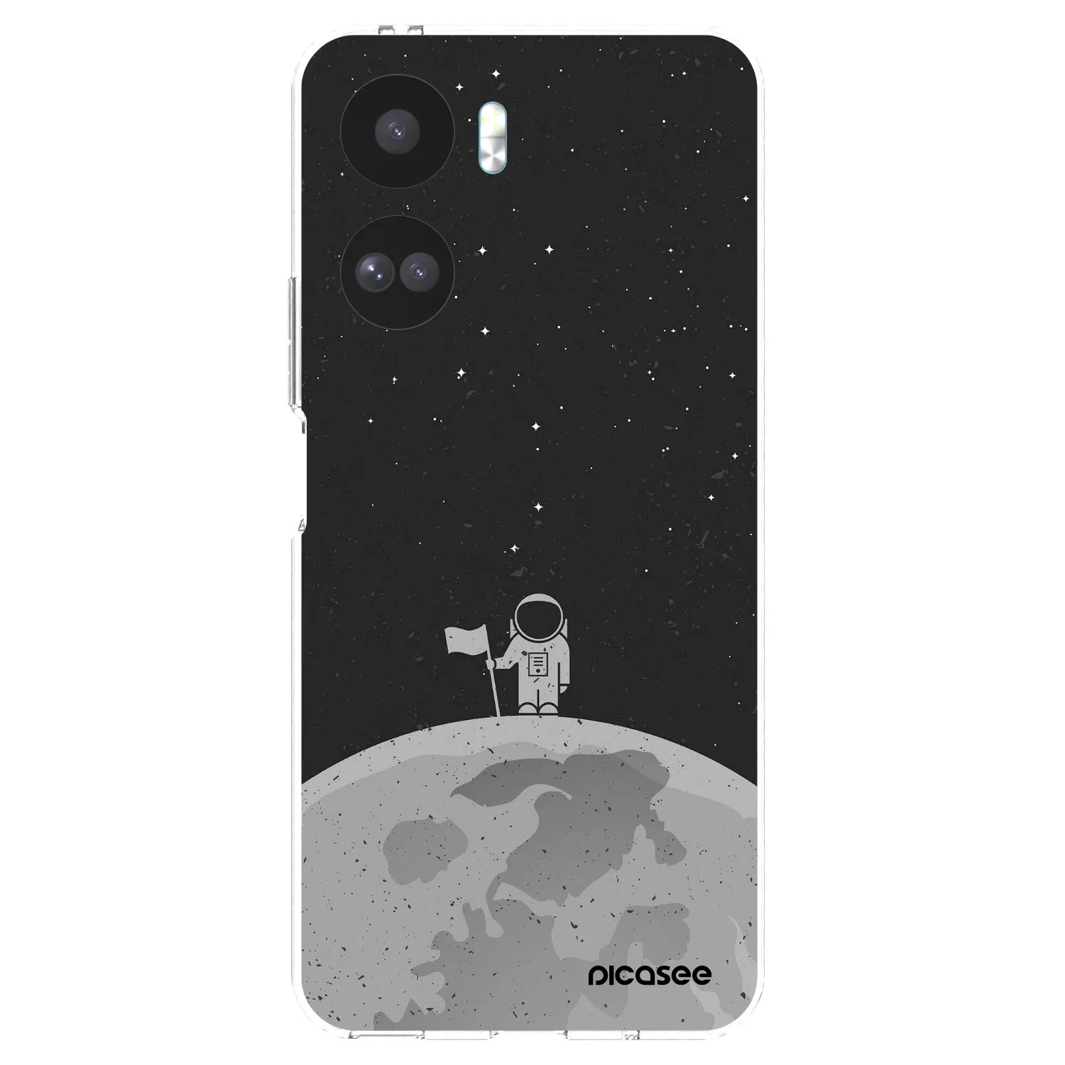 Picasee διαφανής θήκη σιλικόνης Honor 90 Lite 5G - Astronaut