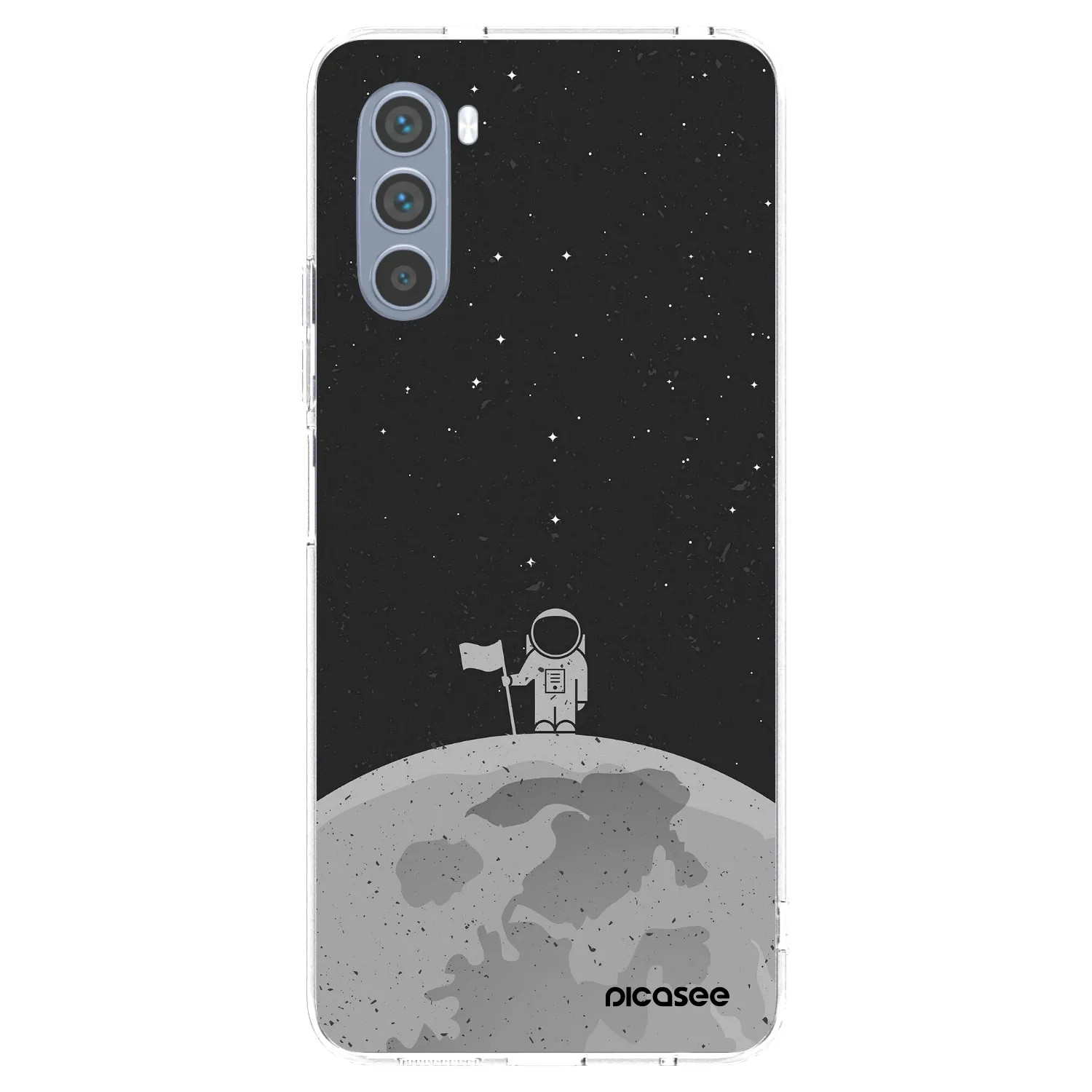 Picasee διαφανής θήκη σιλικόνης Motorola Moto G62 - Astronaut
