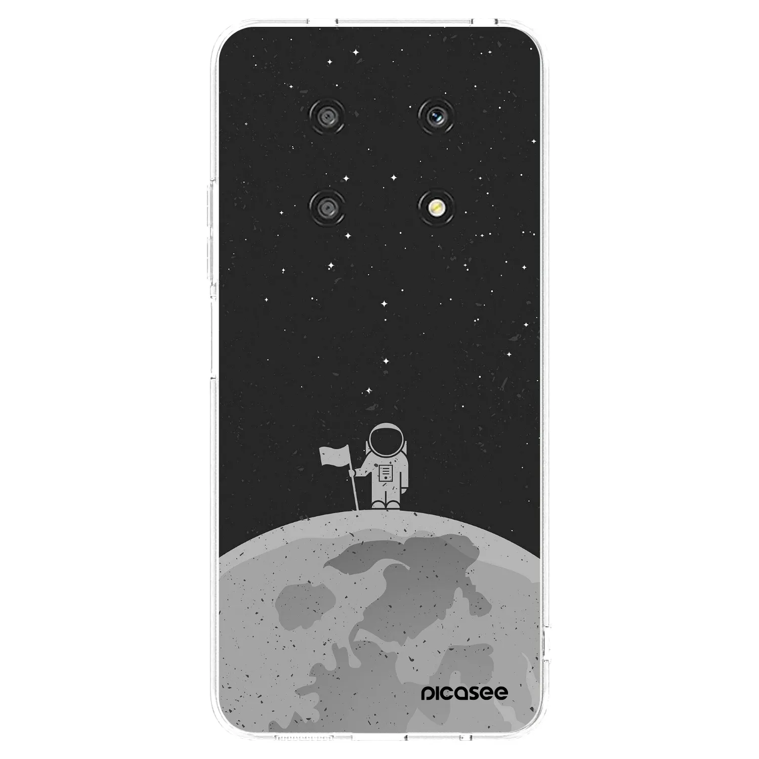Picasee διαφανής θήκη σιλικόνης Honor Magic4 Lite 5G - Astronaut