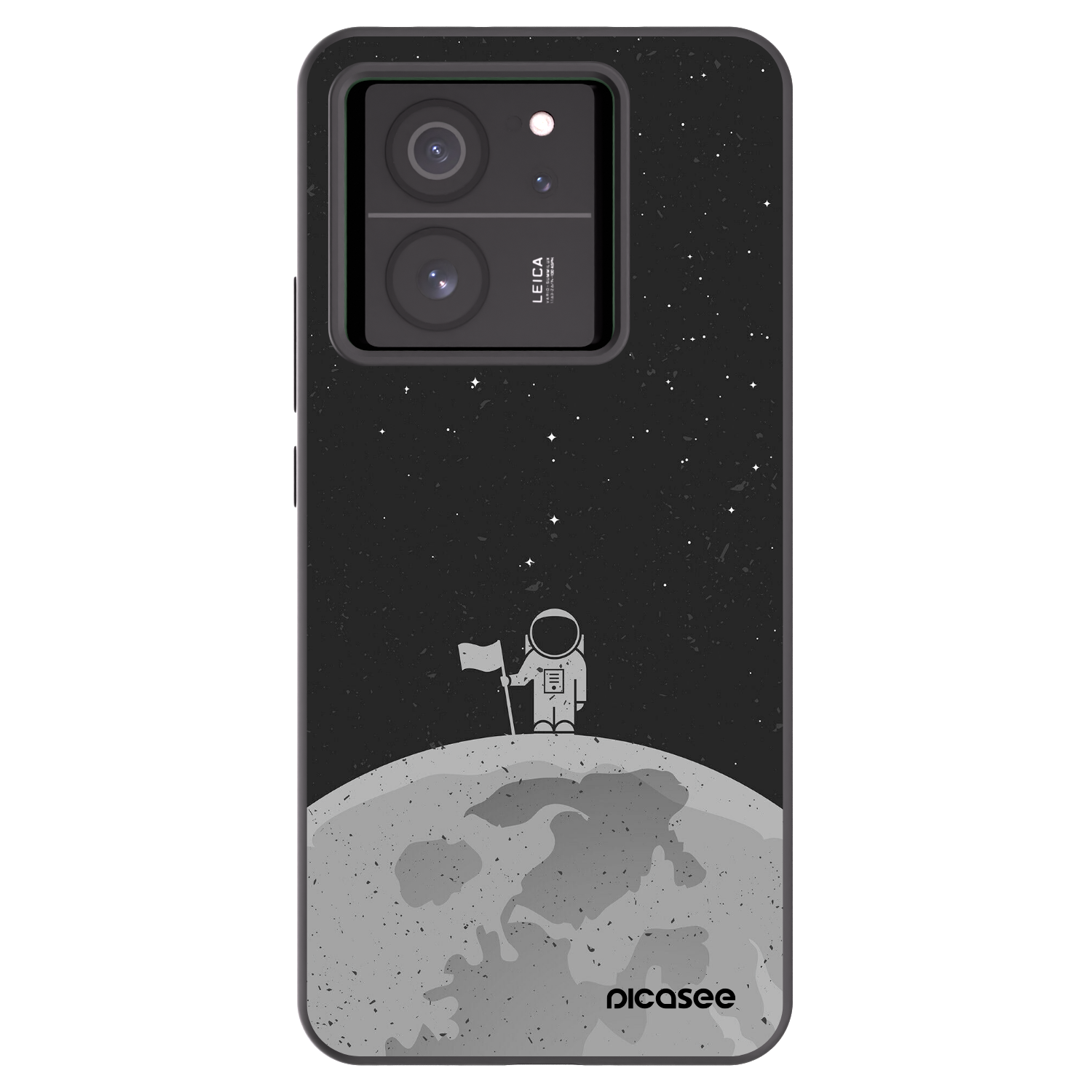Picasee Μαύρη θήκη σιλικόνης για Xiaomi 13T Pro - Astronaut